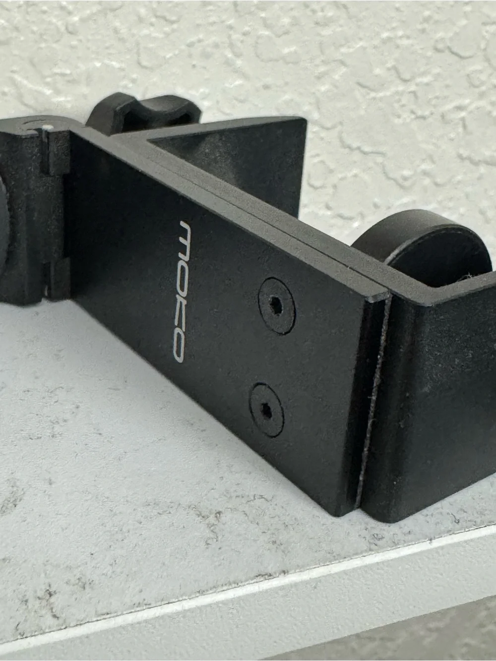 Moko Black Clamp-On Under-Shelf Headphone Hook